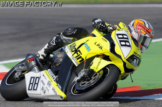 2008-05-11 Monza 0473 Superbike - Warm Up - Shuhei Aoyama - Honda CBR1000RR